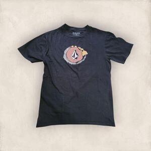 Volcom Black T-Shirt Short Sleeves Size Medium